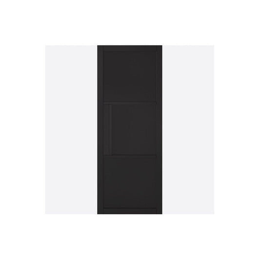 D2F BLACK Bergen Solid Internal Black Door 3P BERGSOL
