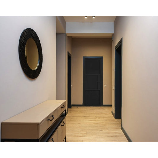 D2F BLACK Bergen Solid Internal Black Door 3P BERGSOL
