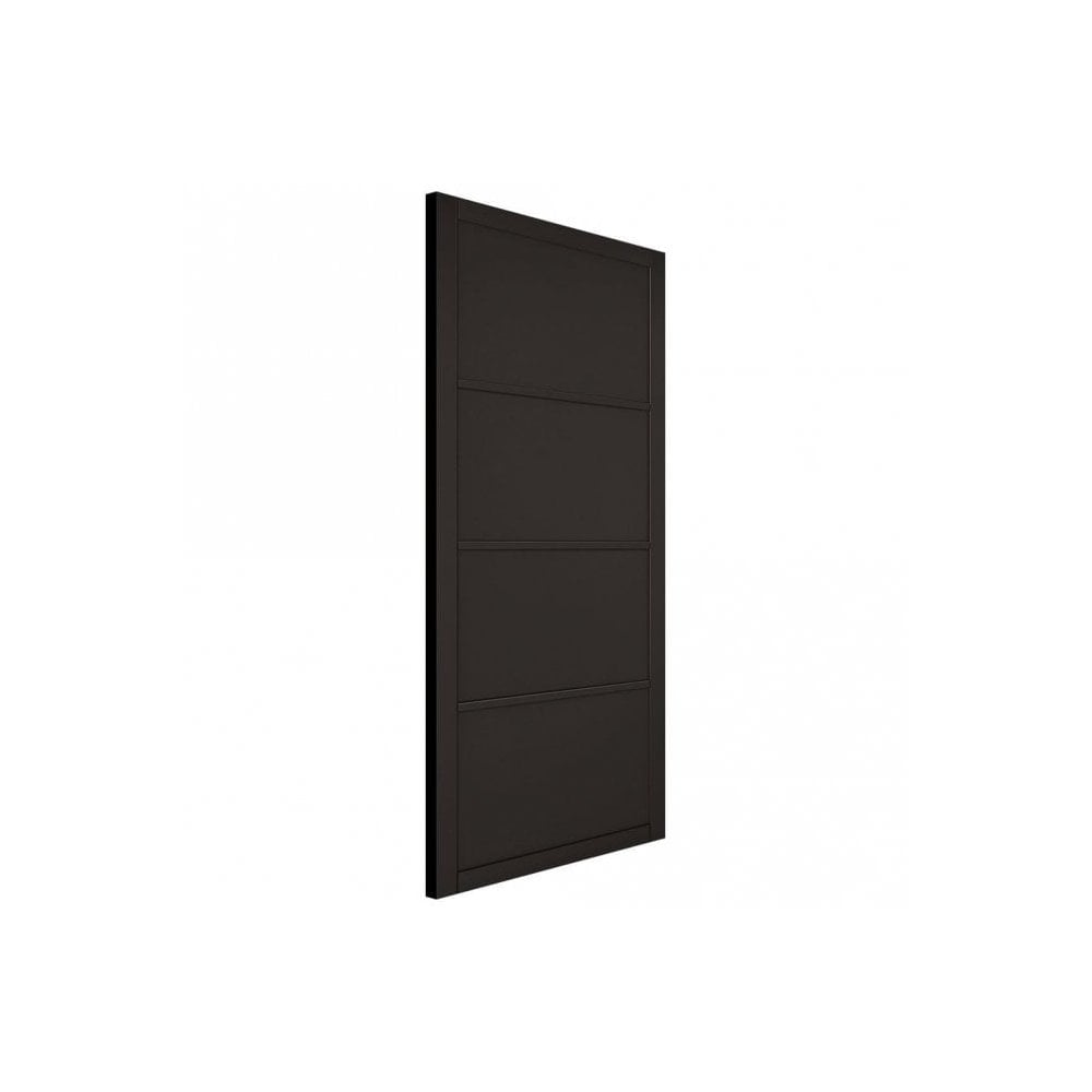 D2F BLACK Noho Black Primed Internal Door NOHO4P
