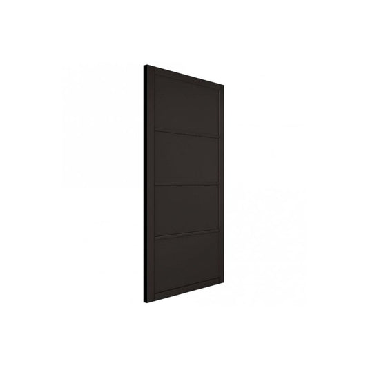 D2F BLACK Noho Black Primed Internal Door NOHO4P