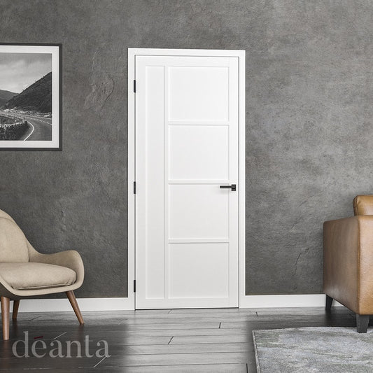 Deanta Brixton White Primed Internal Door 35BRIWHP