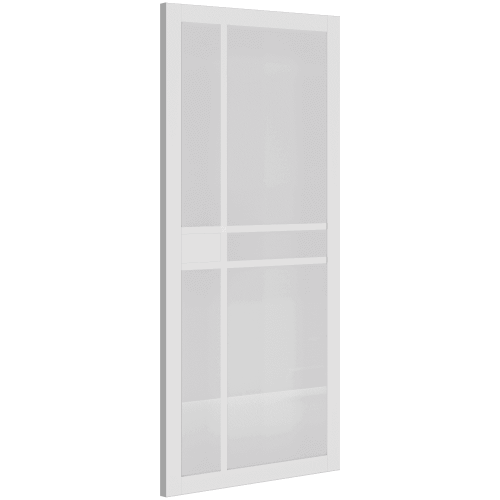 Deanta Dalston White Primed Glazed DALGWHP