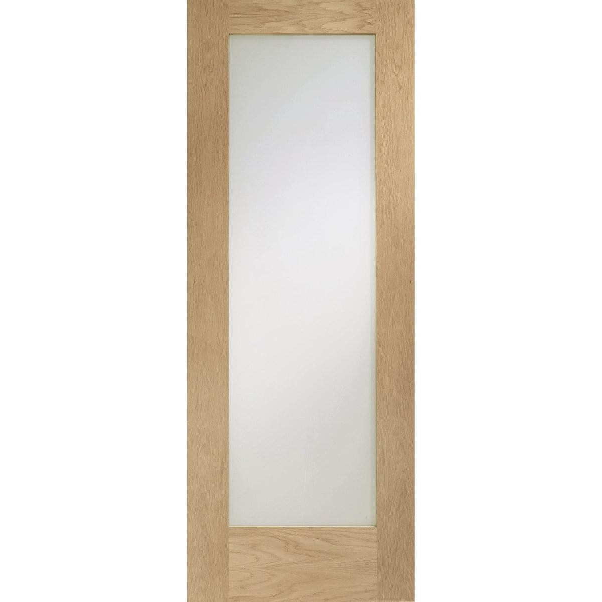 Doors2Floors D2F Pattern 10 Unfinished Internal Oak Door With Obscure Glass D2FP10OAKOG