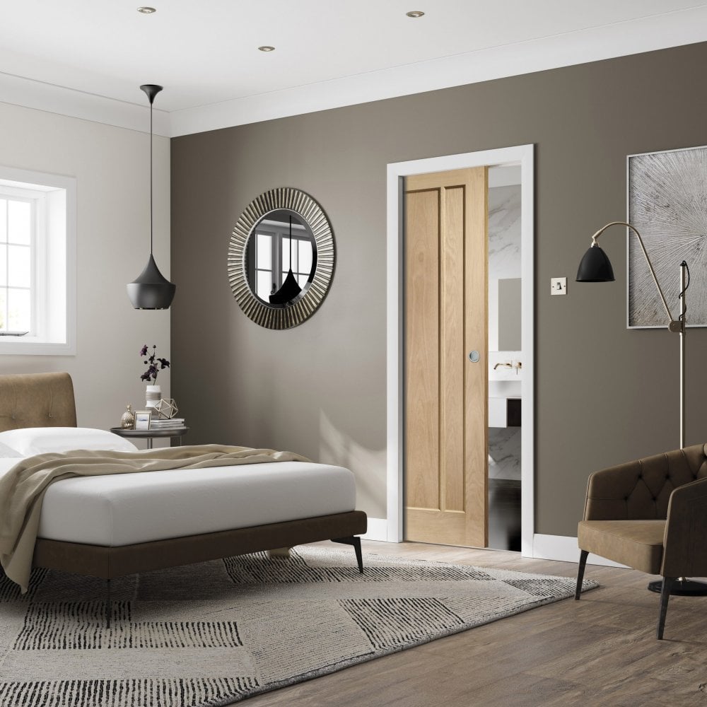 Doors2Floors D2F Ripon Unfinished Internal Oak Door D2FRIPONUF