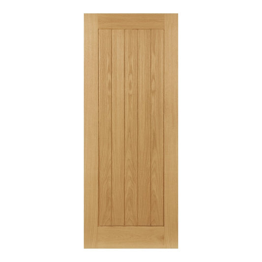 Doors2Floors D2F Suffolk Unfinished Oak 5P Internal Door D2FSUFOAK
