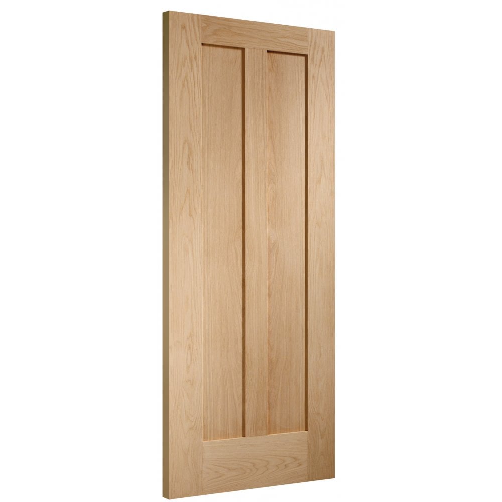 Doors2Floors Novara 2P Shaker Unfinished Internal Oak Door INTONOV2P