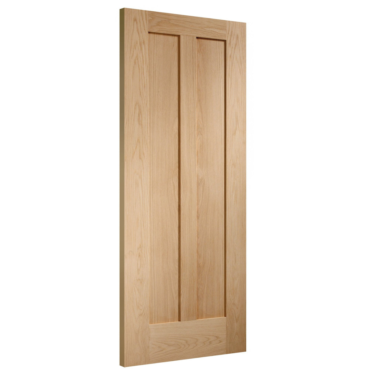 Doors2Floors Novara 2P Shaker Unfinished Internal Oak Door INTONOV2P