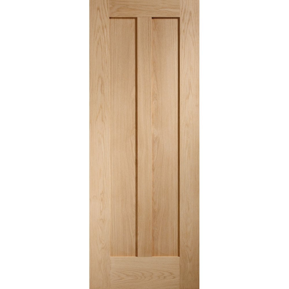 Doors2Floors Novara 2P Shaker Unfinished Internal Oak Door INTONOV2P
