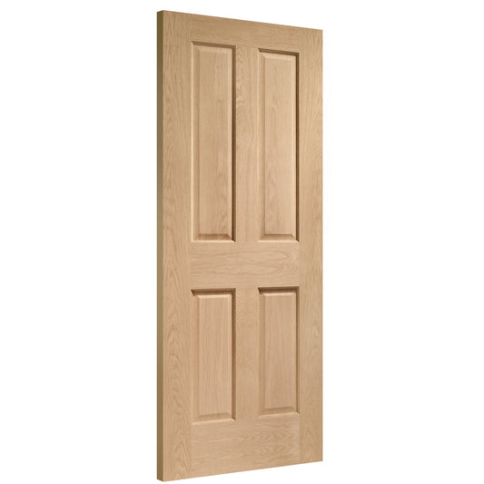 Doors2Floors Victorian 4 Panel Oak Internal Door INTOVIC