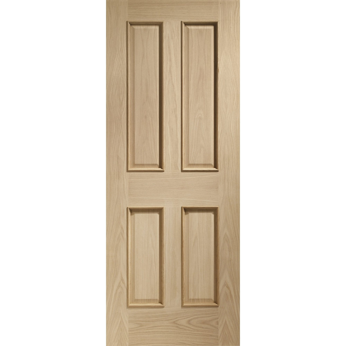 Doors2Floors Victorian 4 Panel Oak Internal Door With Raised Mouldings INTOVICRM
